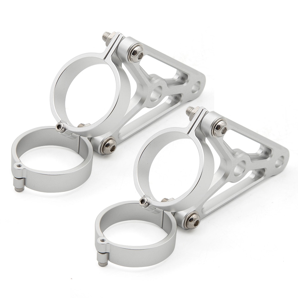 Universal Motorcycle Headlight Mount Bracket Headlamp Holder Clamp Adjustable 40MM 41MM 48MM 50MM 51MM