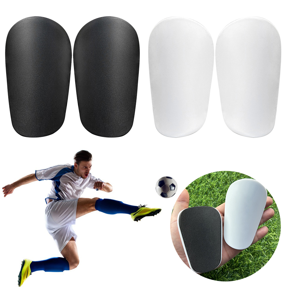 1 paio di mini parastinchi da calcio, resistenti tutto'usura, ammortizzanti, protezioni per le gambe, leggere e portatili, per allenamento di calcio
