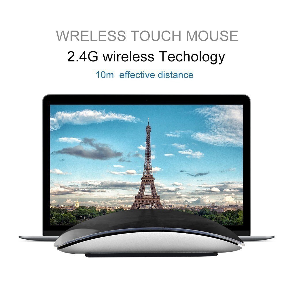 Wireless 2.4G Arc Touch Computer Mouse For Apple Macbook Ergonomic Ultra Thin Optical USB Mause 3D Slim Magic PC Mice for Laptop