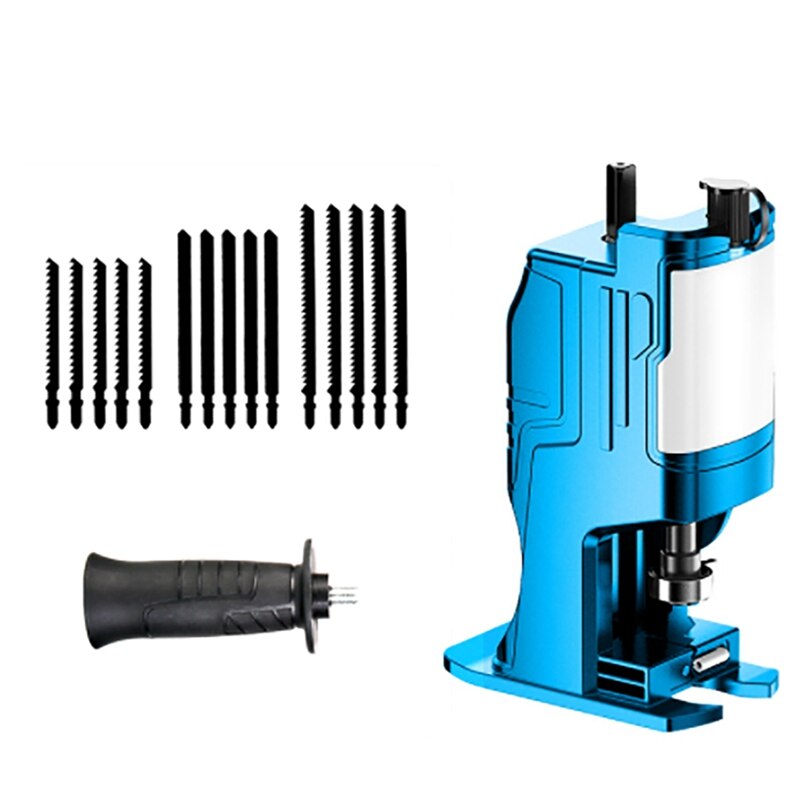 Portable Reciprocating Saw Conversion Head Electric Drill Adapter Metal Cutter Machine Attachment with Saw Blades: black