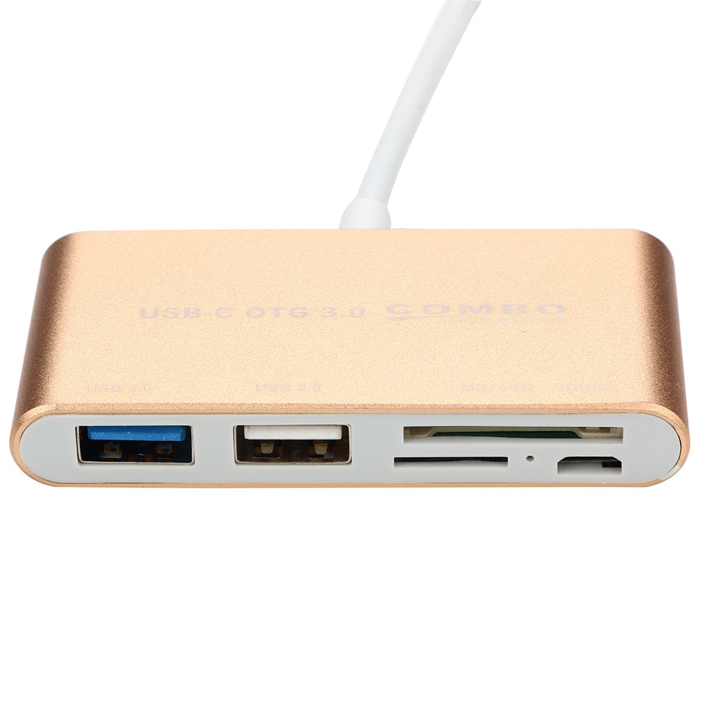 Ouhaobin Multifunctionele Usb 3.0 Micro Usb Otg Combo Kaartlezer Aluminium Hub Usb Hubs Voor Telefoon Pc computer Randapparatuur