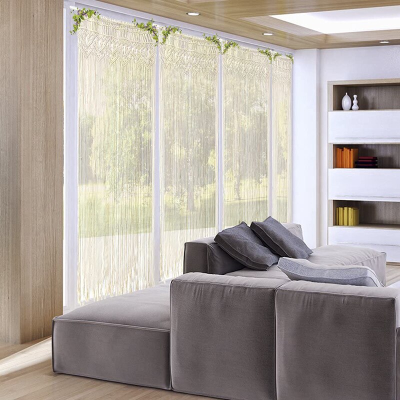 90*180cm ręcznie tkana tapeta w stylu boho na parawan okno zasłony drzwiowe makrama gobelin bawełna tkane tło ślubne