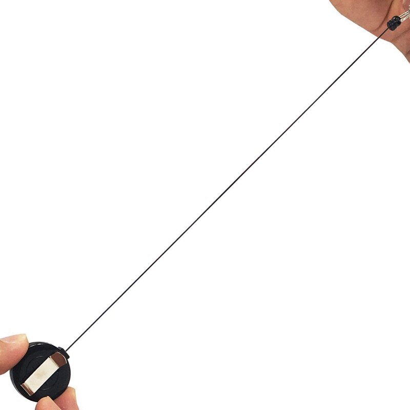 Id-badgehouder intrekbaar , 40 stuks intrekbare sleutelhanger intrekbare badgehouder haspelclip intrekbare lanyard sleutelhanger voor i