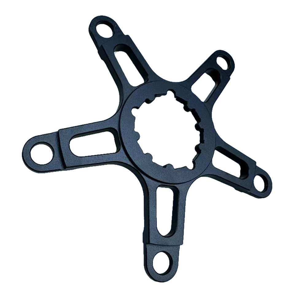 Direct Mount Kettingblad Converter Spider 104 110 130 BCD 4 5 Bolt Crank Arm Kettingwiel Adapter MTB Racefiets Vouwfiets onderdelen: Marineblauw