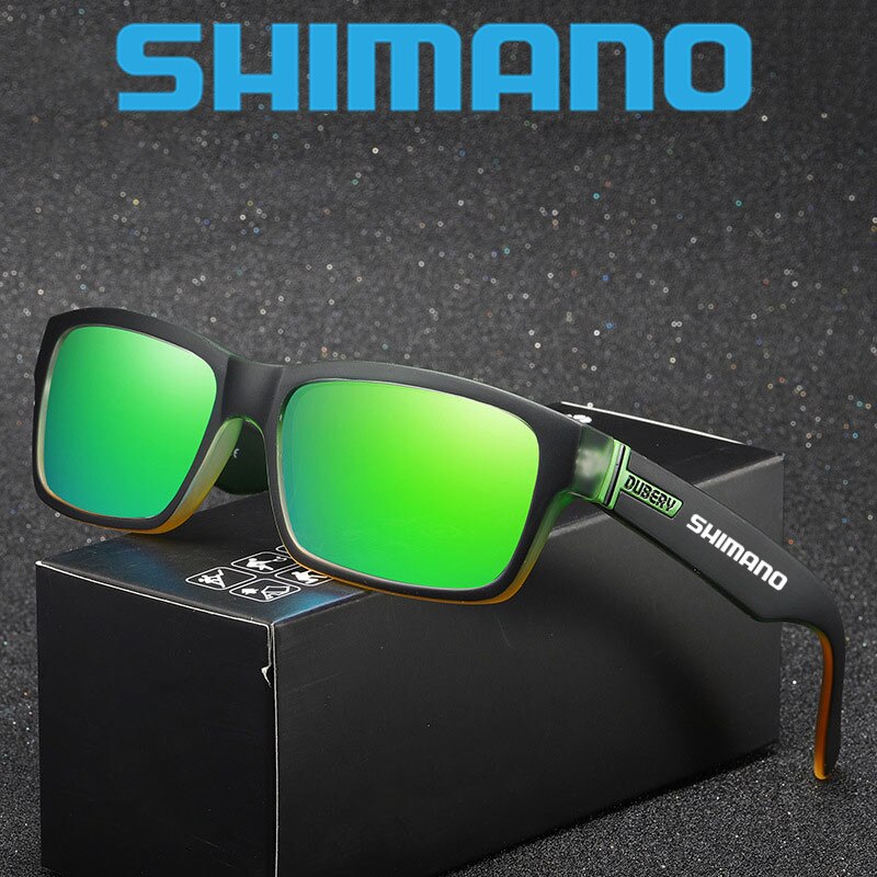 Shimano Mannen Outdoor Uv-bescherming Vissen Zonnebril Gepolariseerde Zonnebril Stofdicht Zand-Proof Fietsen Bril UV400