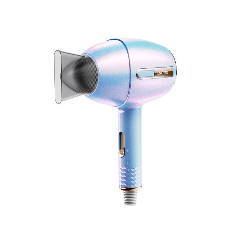 Negative Ion Hair Dryer Electric Hairdryer Styling Tools 1200W And Cold Wind Blow Dryer Household Use: Blue / US