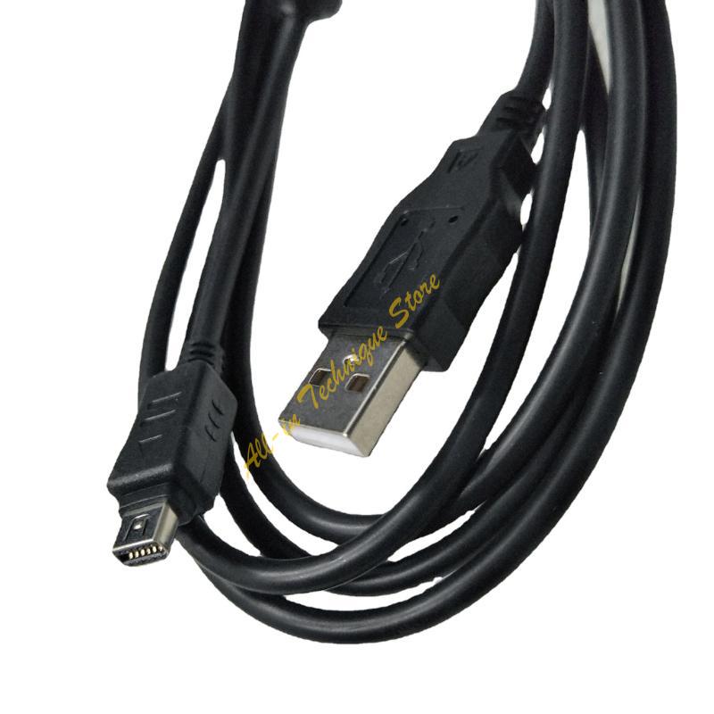 Cable carga datos datos USB Cable 12 pines para CB-USB5/CB-USB6 Reemplazo N1HC
