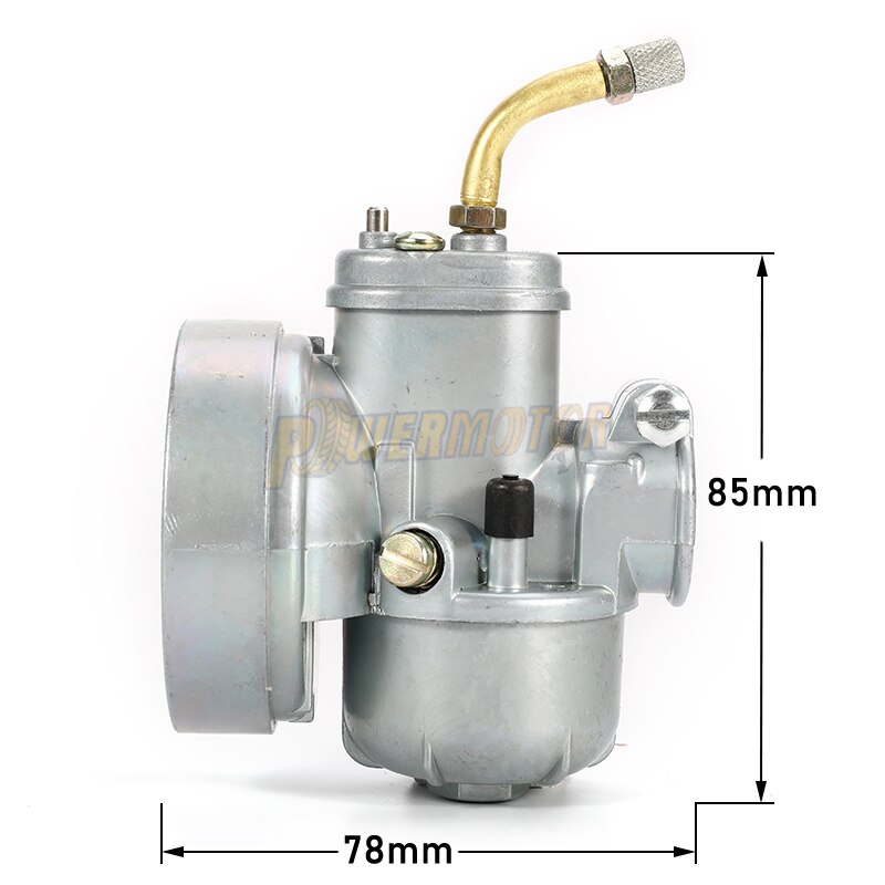 Powermotor motorcykel förgasare 17mm för puch 17 bing dax ersättningscykel förgasare moped cykel passar puch 17mm carb bing stil
