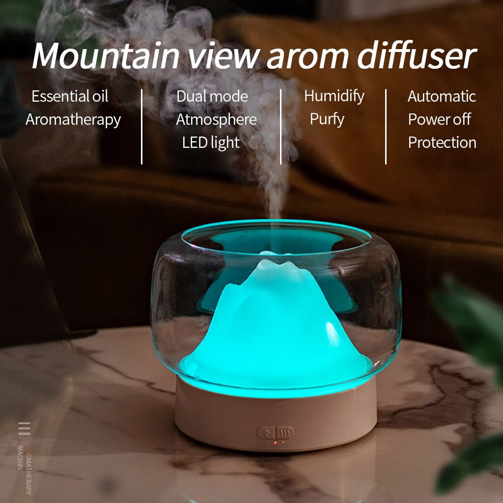 Vapeur de diffuseur d'arome d'épurateur d'humidificateur d'air d'usb 400ml pour la brume ultrasonique de diffuseur d'aromathérapie à la maison font avec la lampe de couleur de Led: White