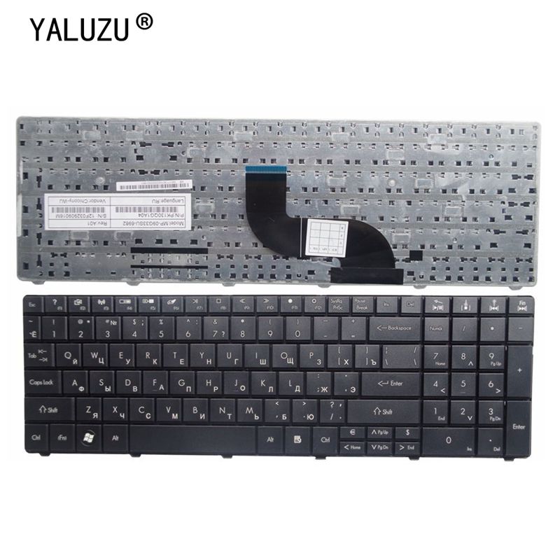 Russische Laptop Toetsenbord Voor Acer Aspire E1-531 E1-571G Ru Layout Black Toetsenbord Volledig Getest Vervang