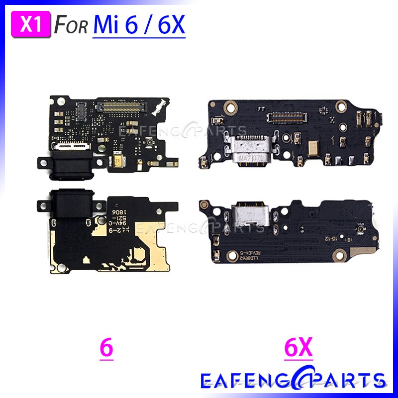 USB Charger Poort Kabel voor Xiao mi mi 6 6X opladen FLEX Dock Printplaat Connector Lint Flex