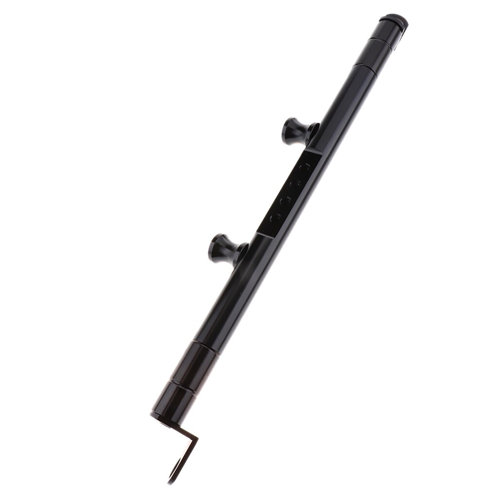 Multi Kleur Motorbike Balance Bar, Aluminium Motorfiets Cross Bar Balance Stuur Motor Accessoires Met Kompas: Black