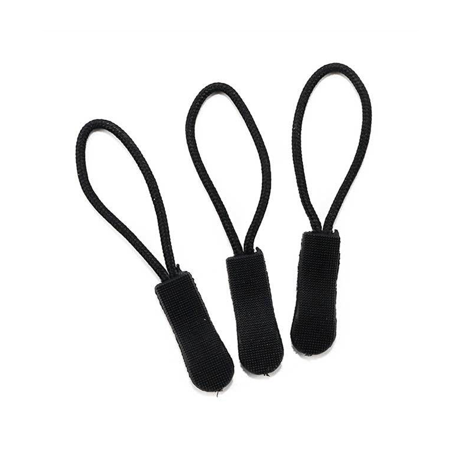 Cuerda de tracción negra de oruga, bolsa de ropa, cuerda de cabeza con cremallera, cuerda de cola, cuerda de cabeza de tracción de PVC: Default Title