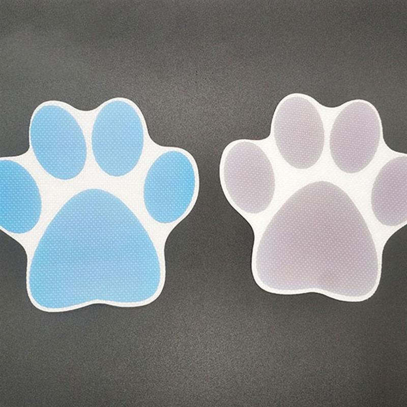 20 stuks cartoon hondenvoetafdrukstickers, mooie badstickers, antislip badkamerstickers, badkuipstickers voor thuis, slaapzaalstickers