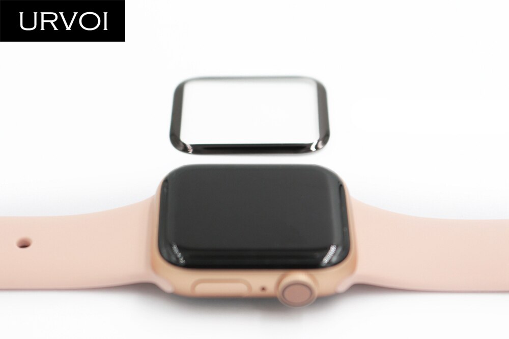 Urvoi fuld film til apple watch serie 6 se 5 4 3 2 1 stropper buede 3d skærmbeskytter til iwatch cover membran linse 40 44mm