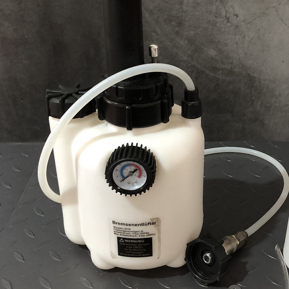 Car Brake Bleeder Durable Sturdy Efficient Vehicle 3 Liter Brake Bleeder Auto Bleeding Kit Replacement Tool Brake Bleeder Kit