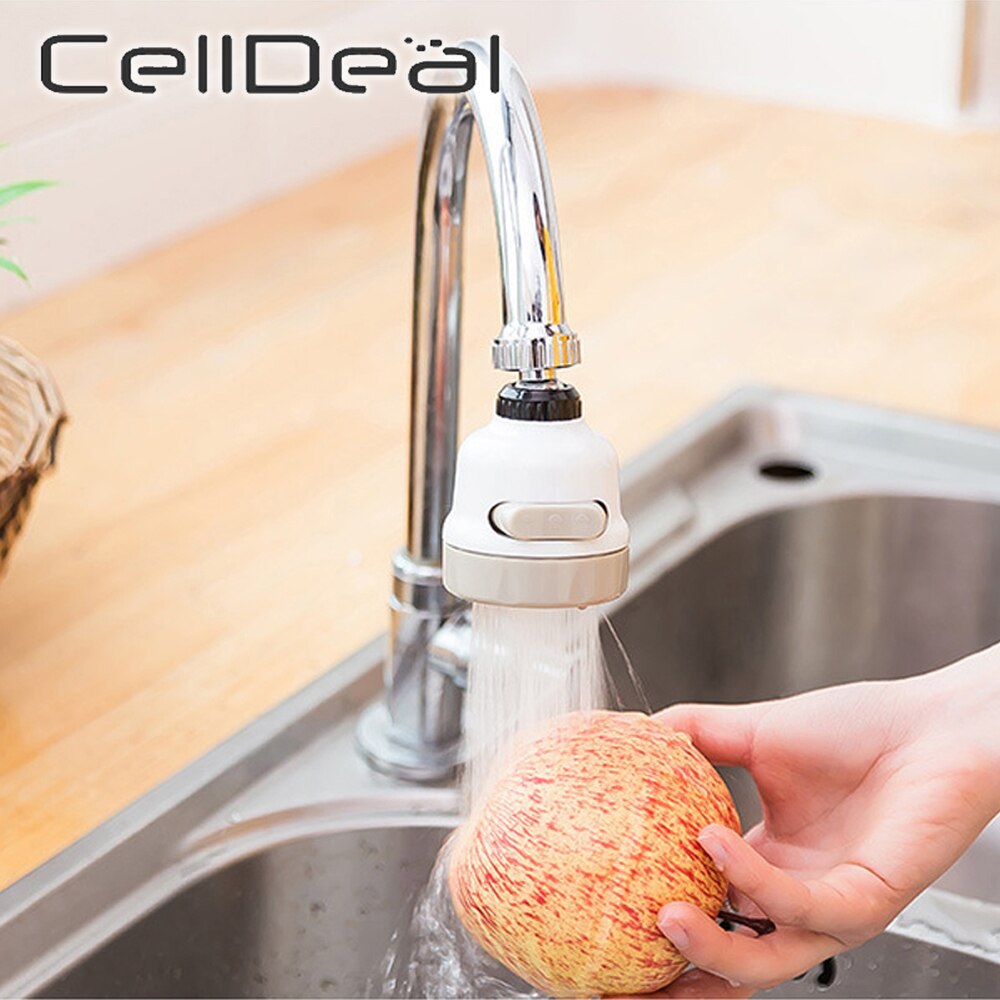 1PC 360 Rotating Kitchen Faucet Kitchen Moveable Flexible Tap Head Shower Diffuser Rotatable Nozzle Adjustable Booster Faucet