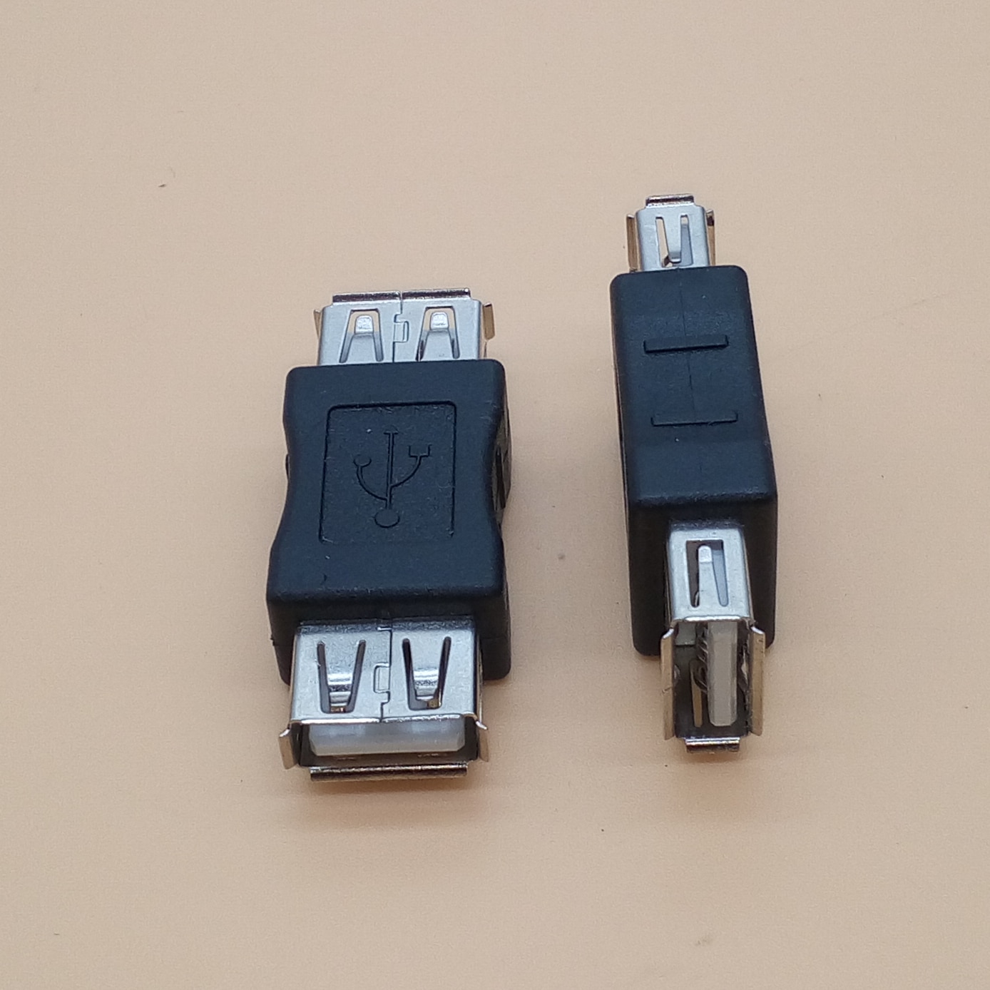 5 stks USB 2.0 Type EEN Vrouw tot Vrouw Koppeling USB Adapter Connector F/F Converter