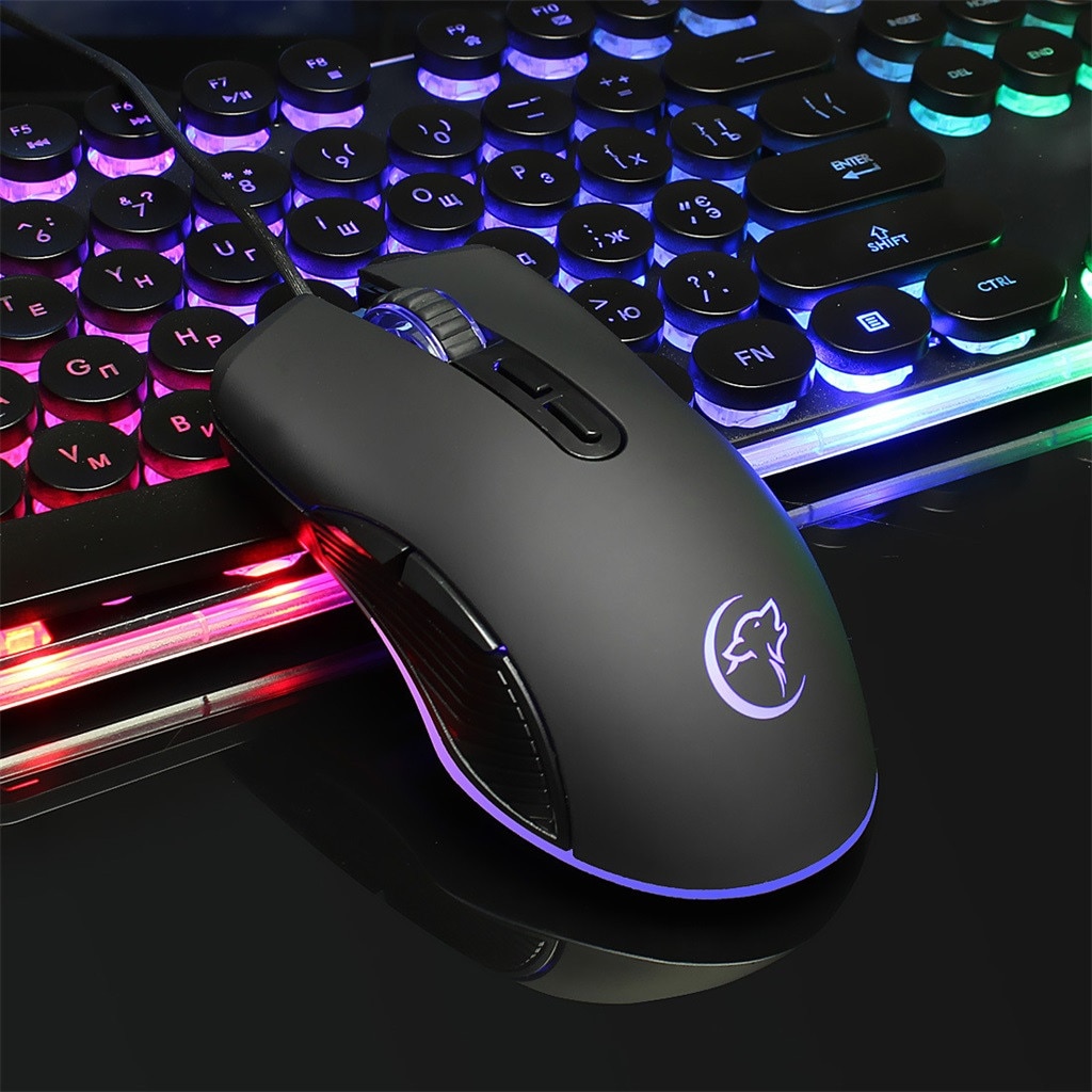 LED Optical USB Wired Gaming Mice Mouse 7Buttons 3200DPI Programmable Ergonomic Computer Silent PC Gamer Desktop Laptop