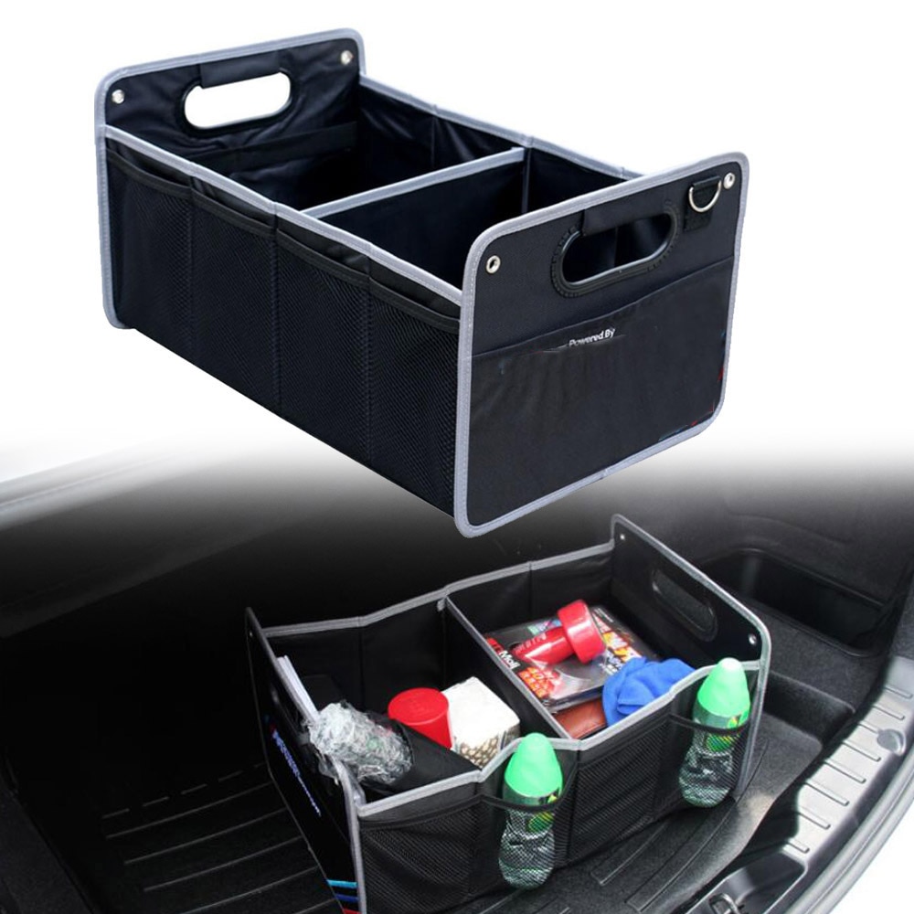 Bil bagagerum bagagerum opbevaringsboks automatisk multifunktionel sammenklappelig beholderetui universal til mercedes benz amg