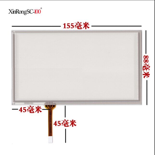 6.2 inch 155mm*88mm Touch Screen panel Digitizer HSD062IDW1 A00 A01 A02 A20 TM062RDH03 CLAA062LA01 lcd display DVD Car GPS: 3