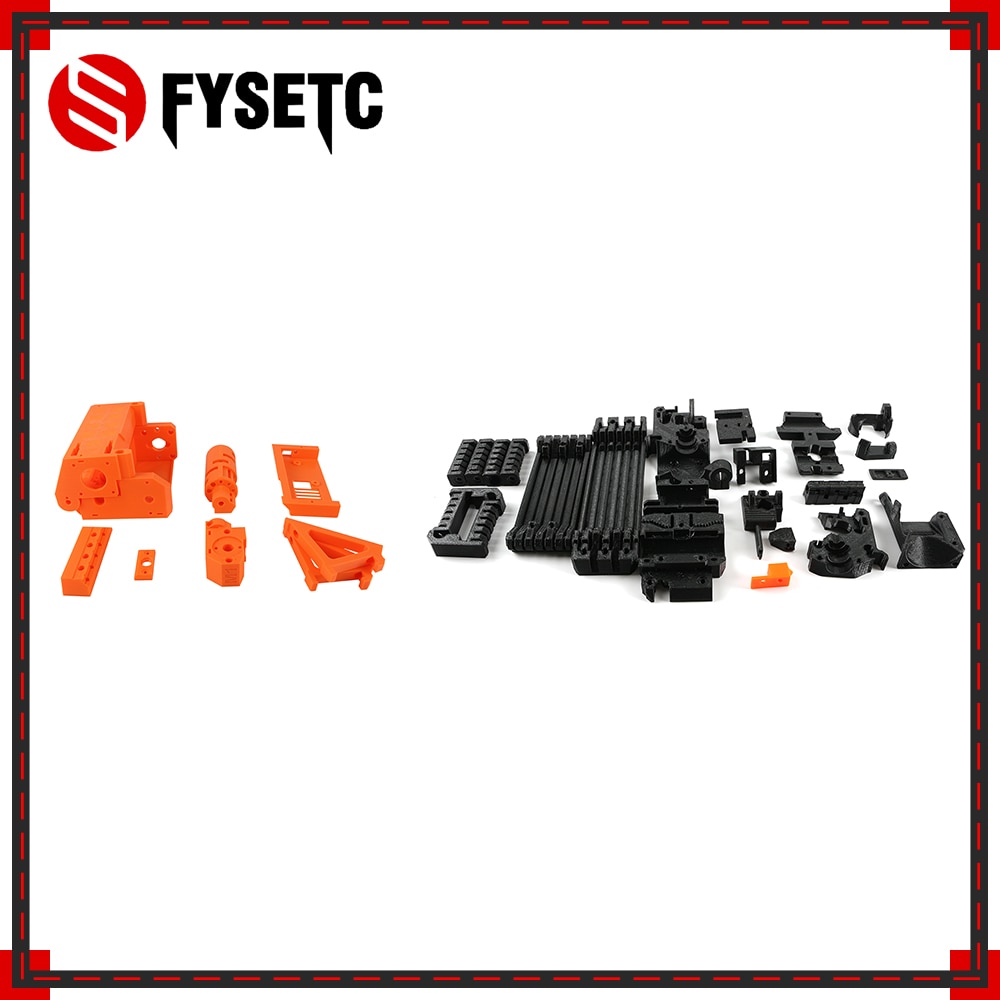 3D Printer PLA Required PLA Plastic Parts Set Printed Parts Kit For Prusa i3 MK2.5S MK3S MMU2S Multi Material 2S Upgrade Kit