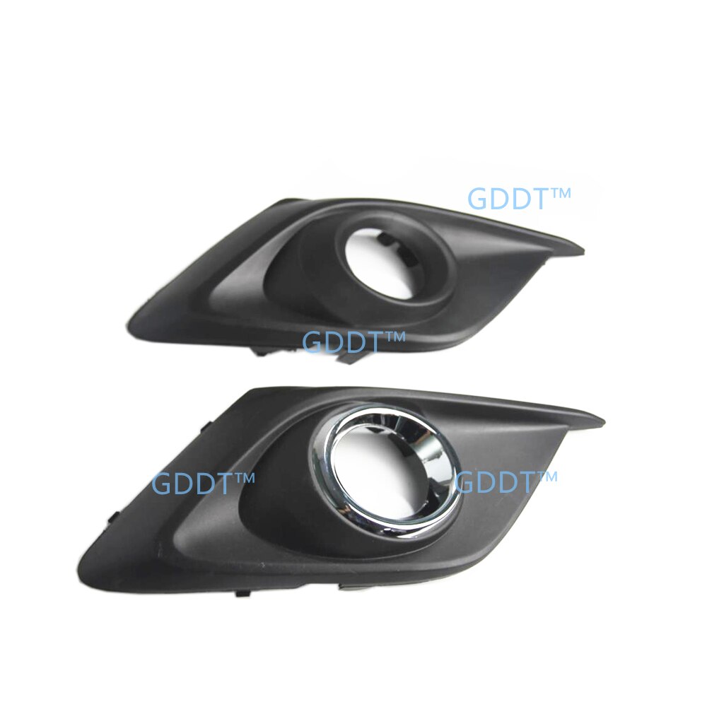 2 Stuks Mistlamp Chrome Cover Voor Mazda 3 Front Lamp Beugel Voor Axela Halogeenlampen Ondersteuning paar Links En Rechts