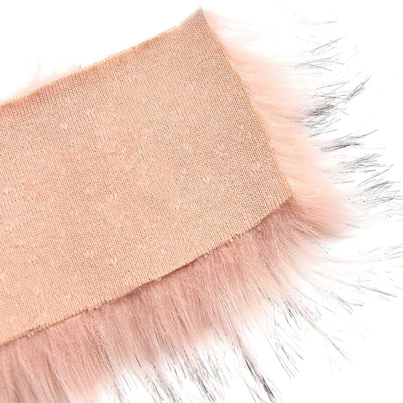 Faux Fur Trim Comfortabele Bont Lint Tape Diy Kleding Naaien Craft Kostuum Decoratie Harige Streep Voor Maken Haar