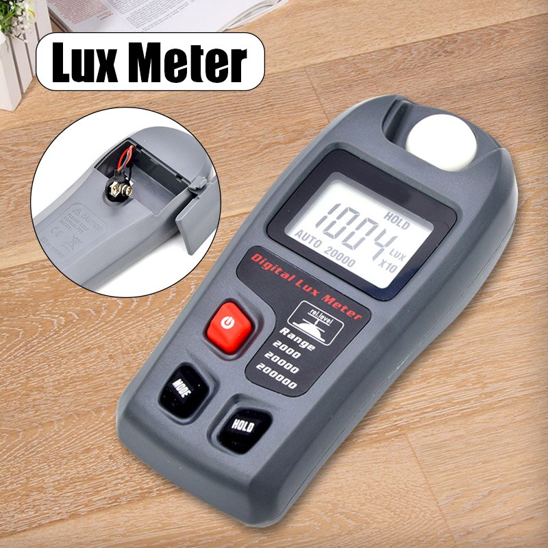 MT-30 Handheld Multifunctionele Digitale Lux Meter 200000 Lux Digital Lcd Pocket Light Meter Lux/Fc Verlichtingssterkte Meter _ Wk