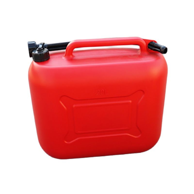5L/10L/20L Gasoline Container Fuel Tank Plastic Gasoline Oil Barrel Car Jerry Can Petrol Cans Gas Cans With Scale Oil Pipe