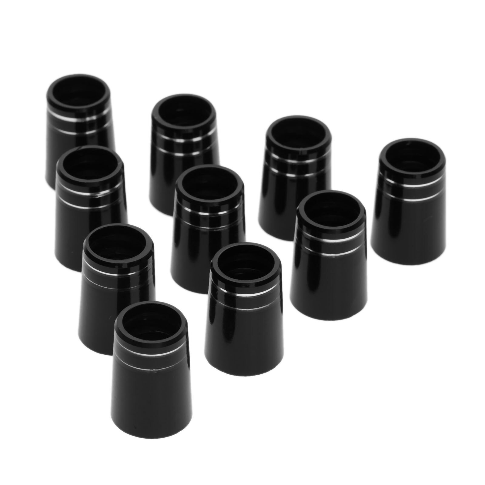 Embouts de rechange en plastique pour têtes de Club de Golf, 10 pièces, noirs, adaptés aux fers à pointe 0.350 ou 0.370, tige. 4mm/: 370