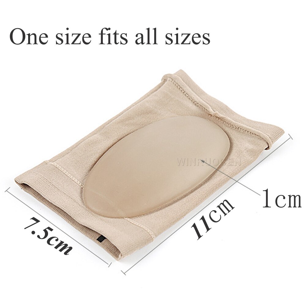 WINRUOCEN Arch Support Orthopedic Silicone Gel Arches Flatfoot Plantar Fasciitis Pain Comfortable Shoes pad insole Spur Unisex