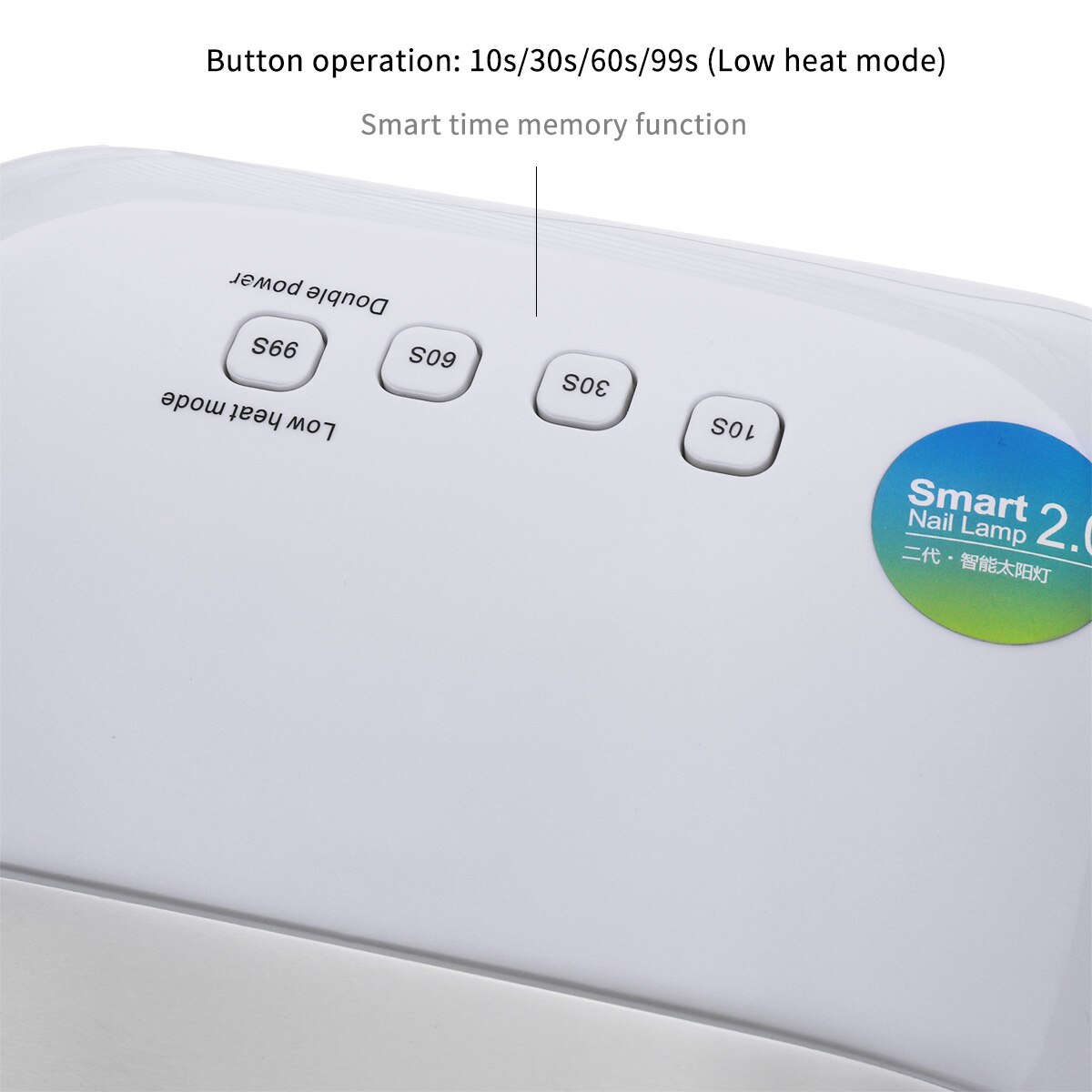 Monja-secador de uñas SUN3, lámpara LED UV de 48W, con temporizador inteligente, Sensor automático de esmalte en Gel, herramienta de manicura, 14 unids/set por Set