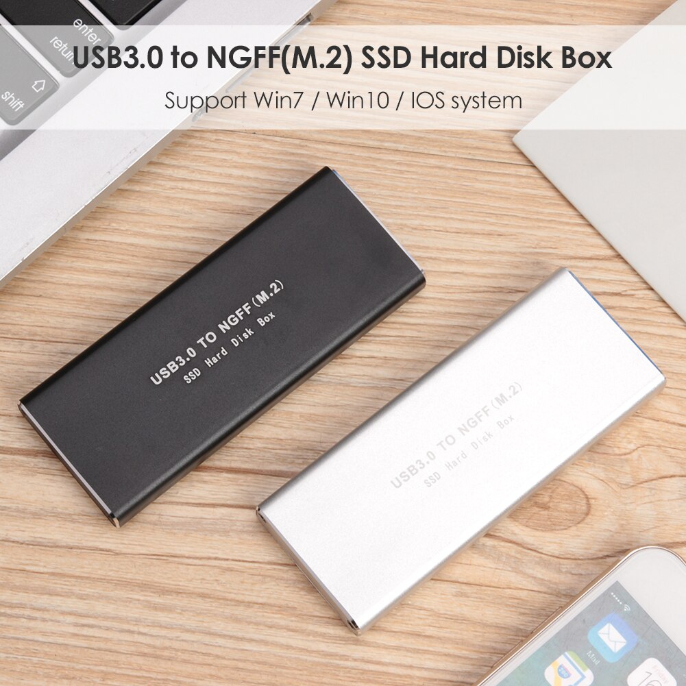 Ssd Externe Behuizing Disk Case Box Usb 3.0 M.2 Ngff Box Adapter Solid State Drive Disk Externe Harde Schijf Voor Pc