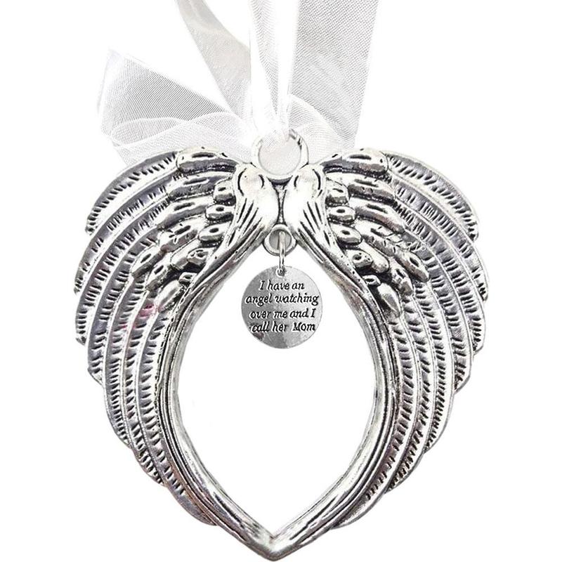 1Pc Angel Wing Decoration Angel Wing Pendant Heart Decoration Christmas Pendant Family Party Family R0Q0: Mom
