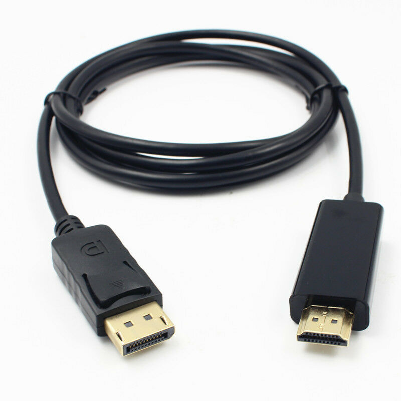 1.8M 6FT Displayport DP Naar HDMI Male Adapter Converter Kabel voor Laptop Projector HDTV DP naar HDMI Adapter GT