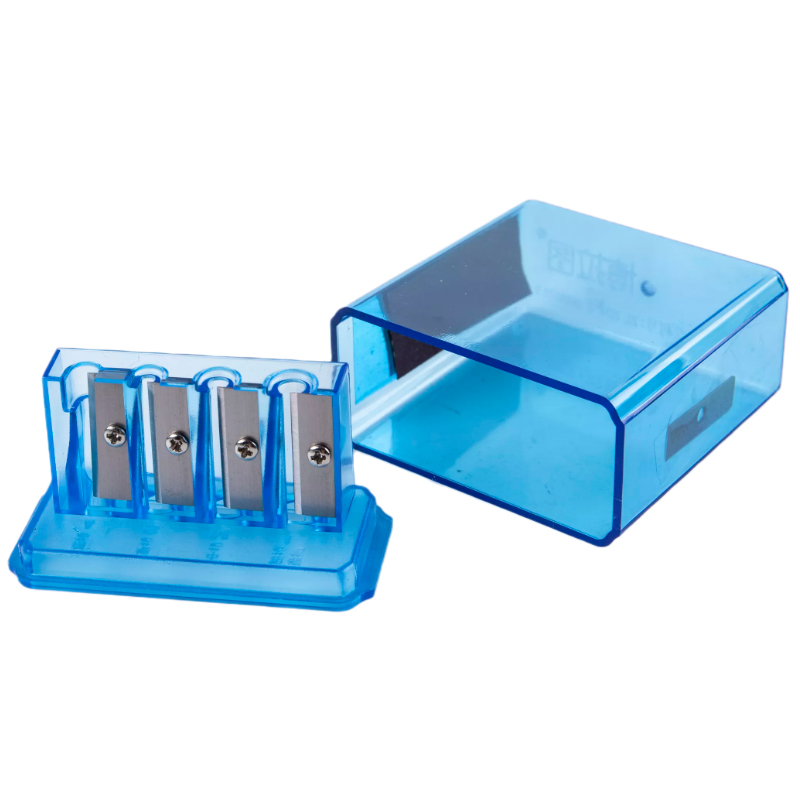 Multifunctional 4 Holes Charcoal Pencil Sharpener Long Core Lead Drawing Art Manual Sketching Drawing Supplies