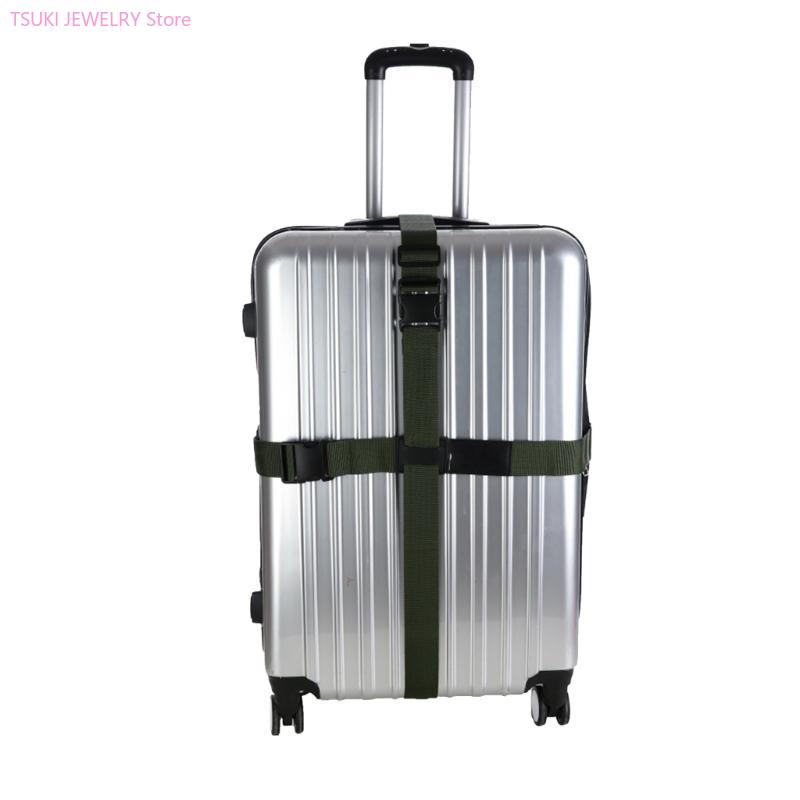 62ke bagageremmar praktisk packrem med snabbspänne resväskbälte: Mörkgrön