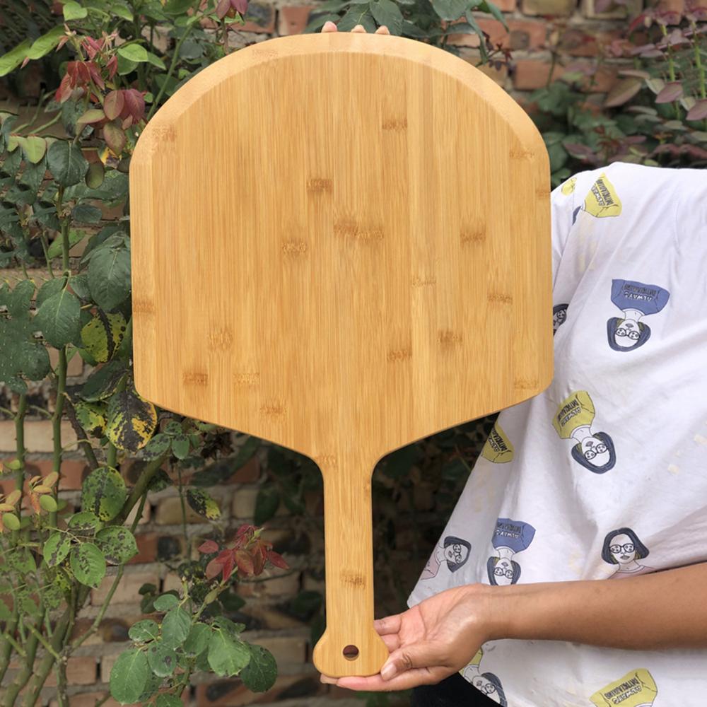 40% Sales! 12 Inch Natuurlijke Bamboe Pizza Schil Board Keuken Bakken Levert Met Handvat