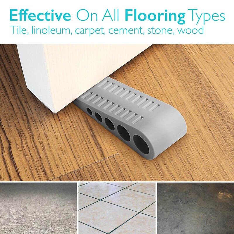 Safe Stopper Environmental Rubber For Heavy Duty Extra Large Wide Door Wedge Floor Home SUB