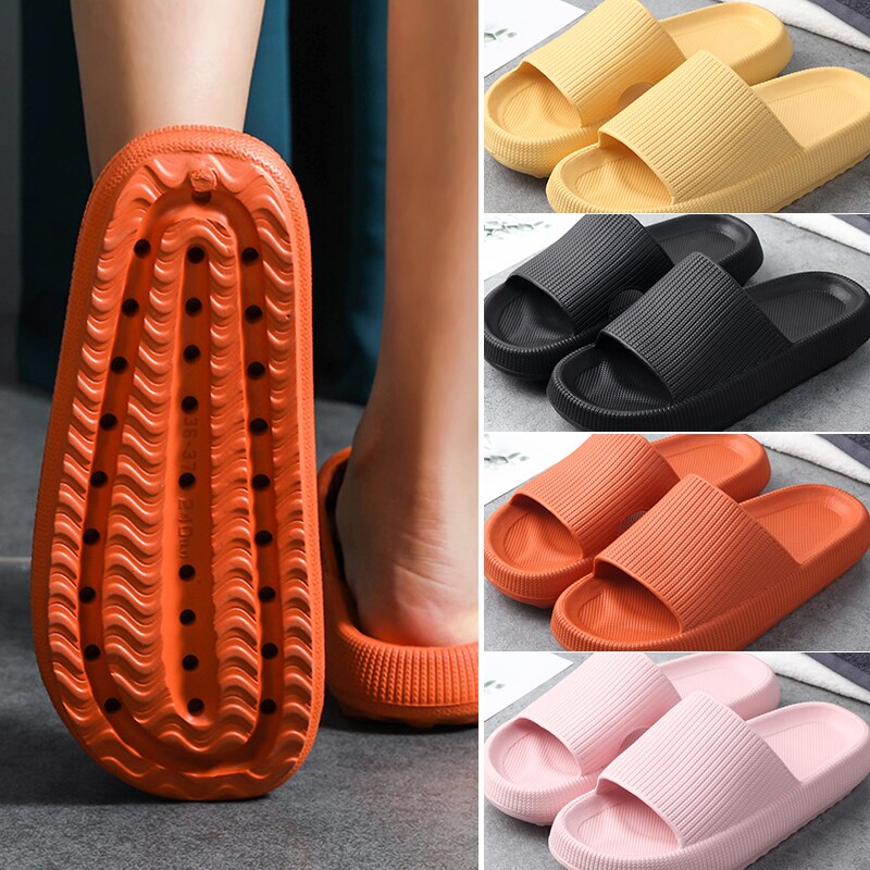 Eva Unisex Zachte Slippers Badkamer Douche Antislip Slippers Paar Thuis Sandalen Huishoudelijke Zwembad Slipper Strand Casual Schoenen