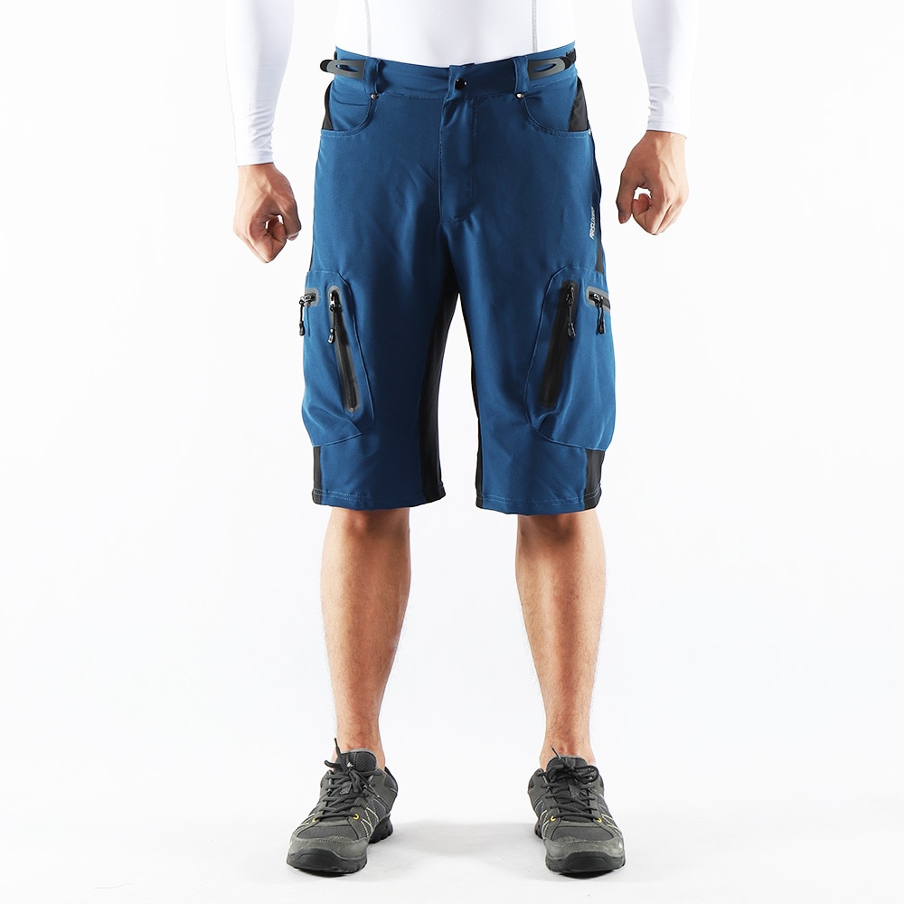 Lixada baggy shorts fiets fiets mtb broek wielrennen kleding polyamide shorts ademend losse pasvorm casual outdoor