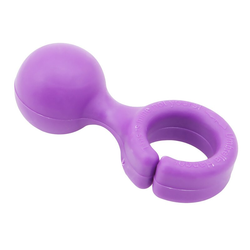 lindo que cuelga fácilmente soportes de paraguas soporte de plástico Mini colgador de paraguas soporte de plástico práctico: purple