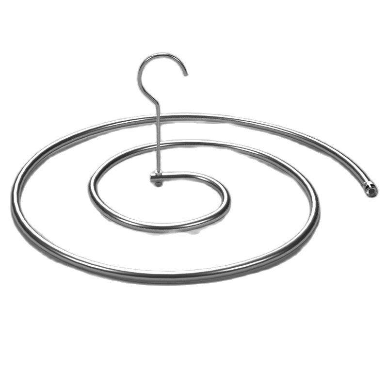 Cintres en forme de spirale pour sécher les draps de couette, rond en acier inoxydable, porte-serviettes pour vêtements, pratique, gain de place, cintres de balcon: Round