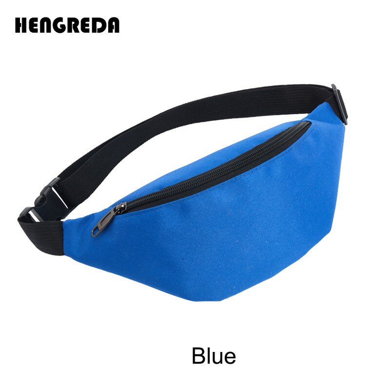 Women Fanny Pack Waist Bag Belt Bag Hengreda Travel Hip Bum Pocket 600D Waterproof Festival Party Sling Chest Daypack: Skyblue