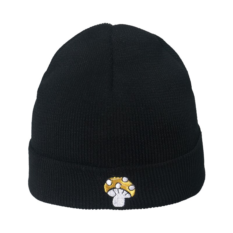 Foxmom – bonnet en forme de champignon noir et blanc pour femme, joli chapeau d&#39;extérieur pour l&#39;hiver, nouveauté: G