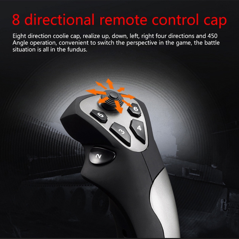 The 1Pc PXN-2113 Flight Joystick Has 12 Programmable Buttons And Vibration Function For PC Windows XP/7/8/10 System
