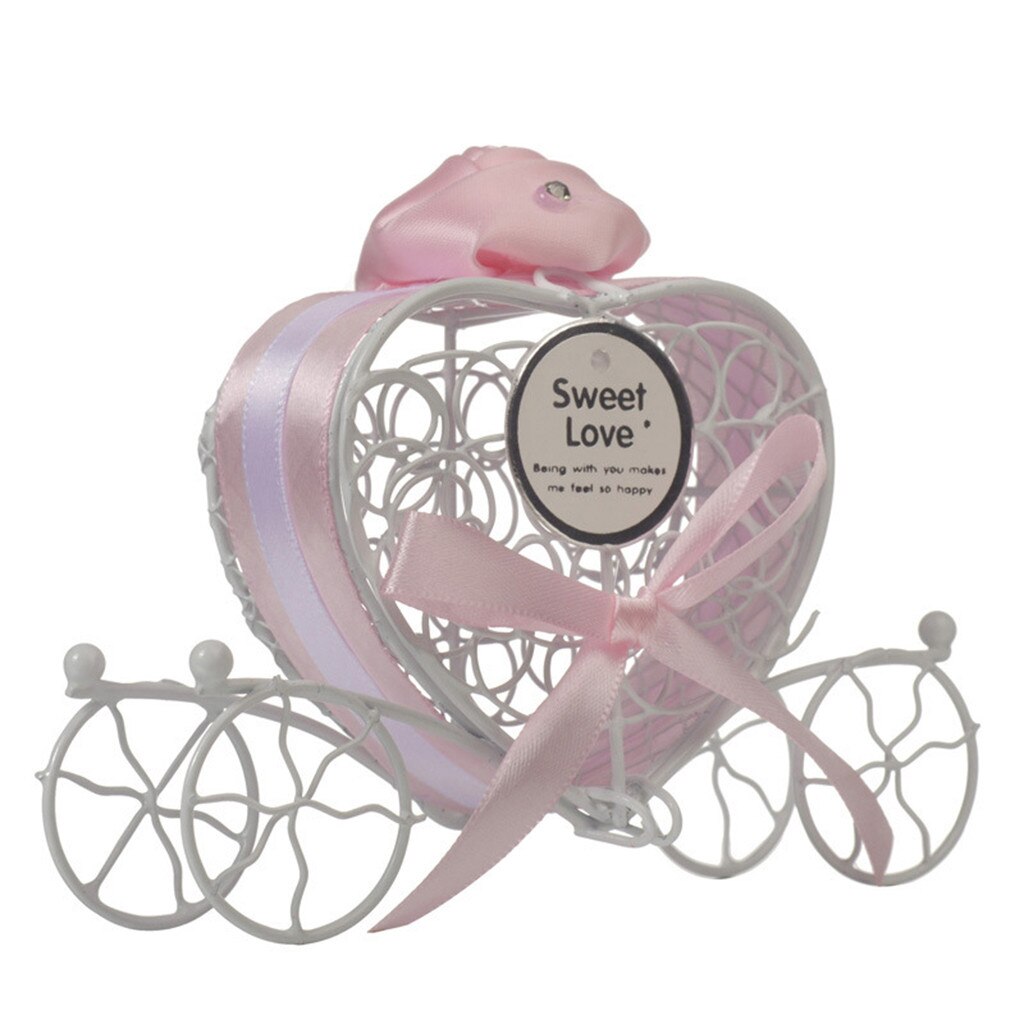 1pc Candy Boxes Romantic Carriage Sweets Chocolate Box Wedding Party Favors Wedding Favours candy Boxes коробки для конфет