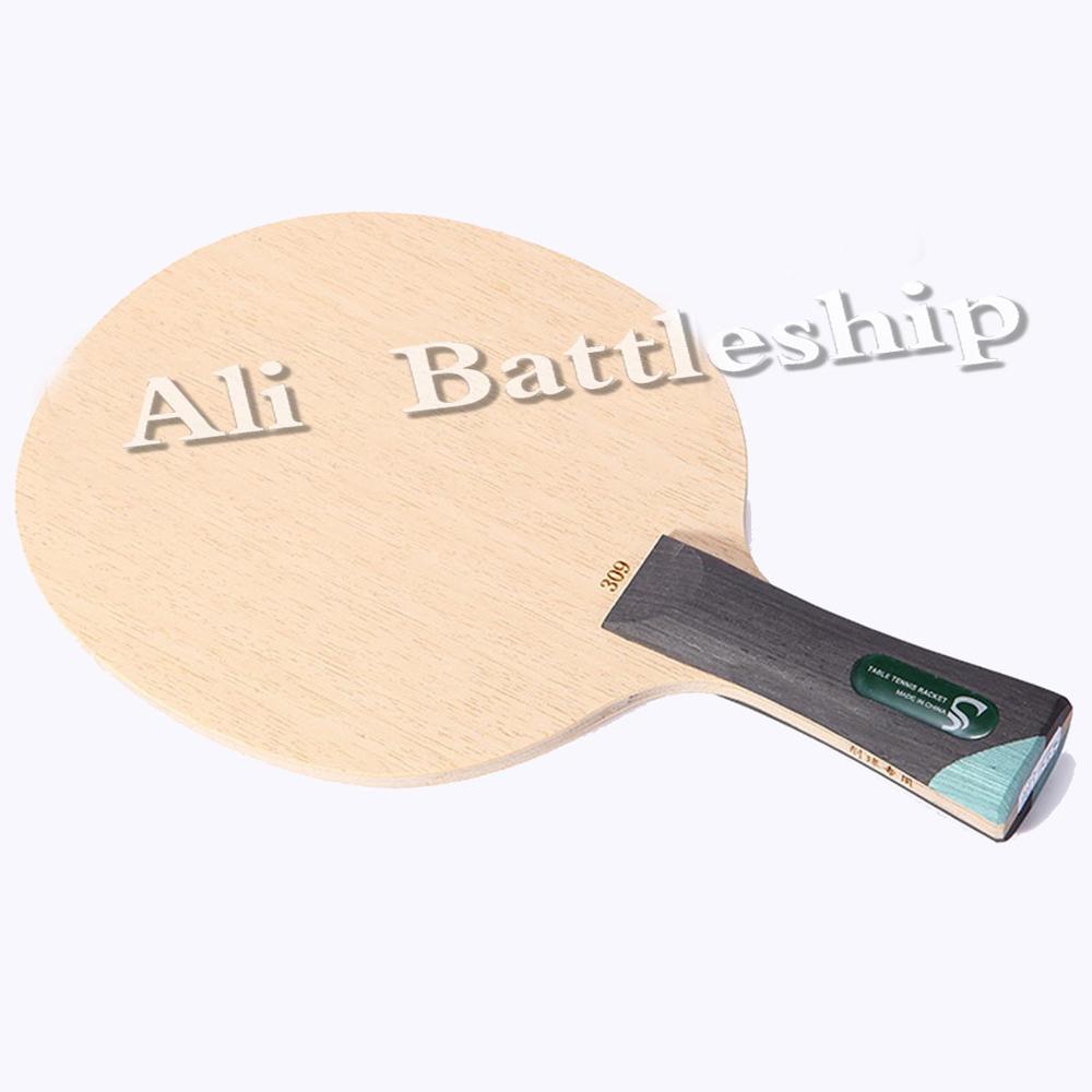 Original svärd 309 hugg typ rakt handtag bordtennisracket blad ping pong bat blad