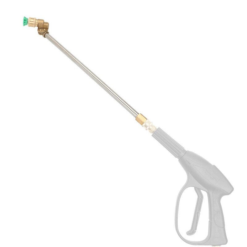 Hogedrukreiniger lans met verstelbare hoeksproeier , 16 in -kanaals spuitlans 180 graden met 5 hoeken snelkoppeling draaiadapter cou